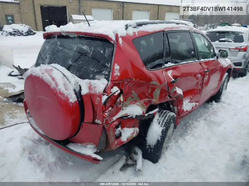 2T3BF4DV1BW141498 2011 Toyota Rav4