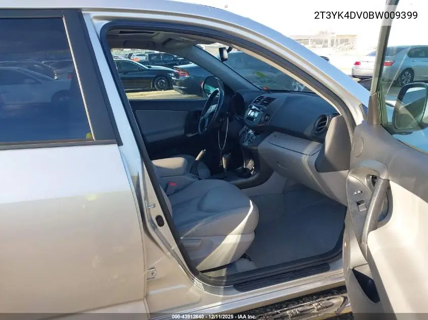 2T3YK4DV0BW009399 2011 Toyota Rav4 Limited V6