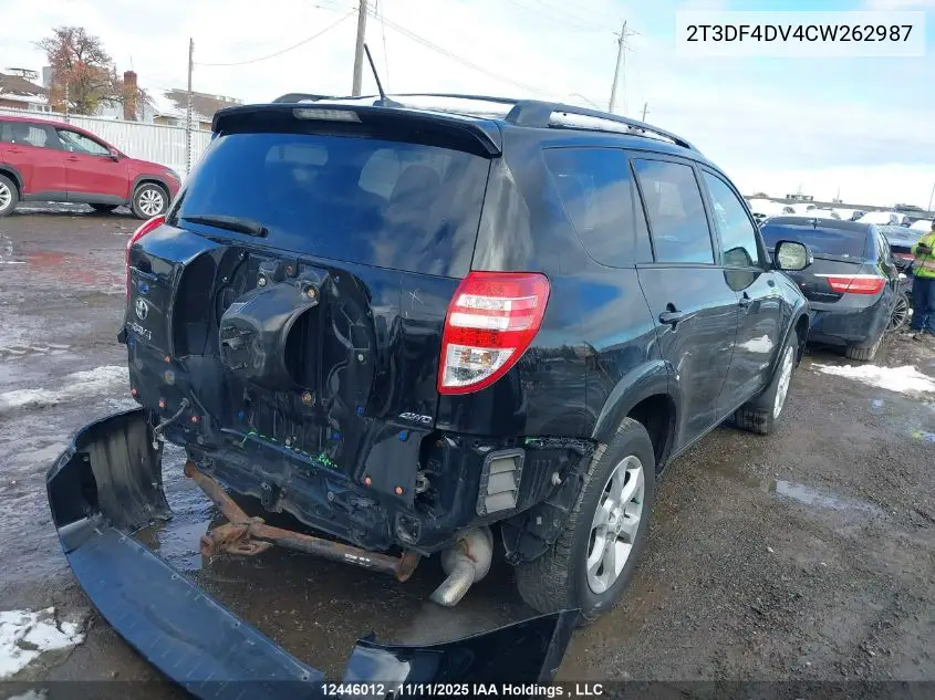 2T3DF4DV4CW262987 2012 Toyota Rav4 Limited