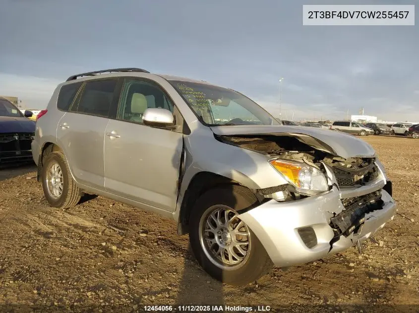 2T3BF4DV7CW255457 2012 Toyota Rav4