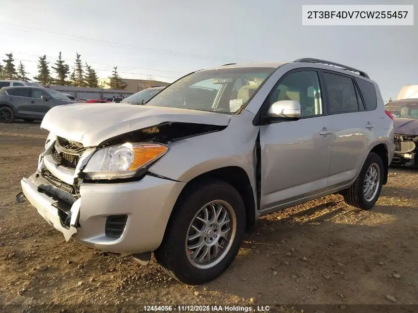 2T3BF4DV7CW255457 2012 Toyota Rav4