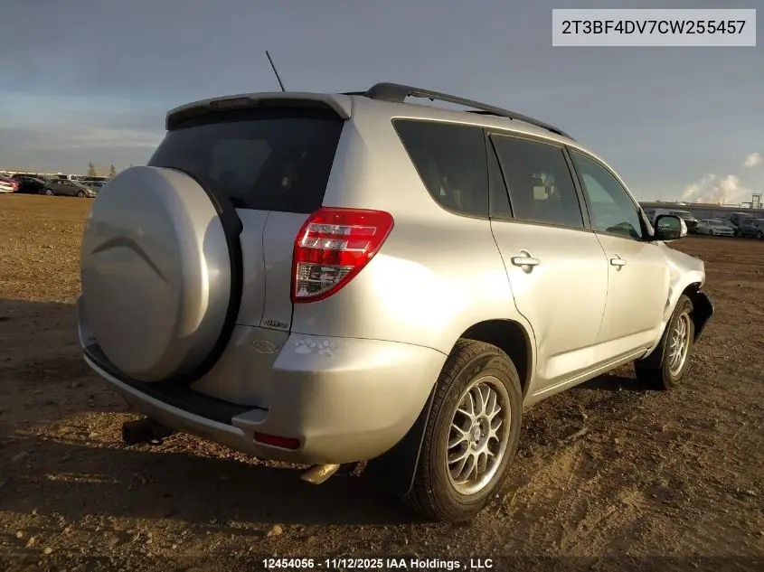2T3BF4DV7CW255457 2012 Toyota Rav4