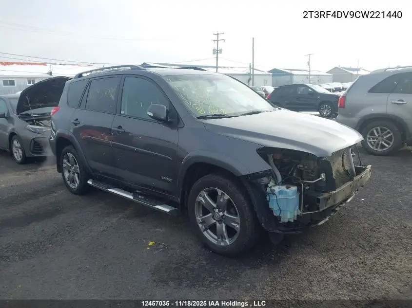 2T3RF4DV9CW221440 2012 Toyota Rav4