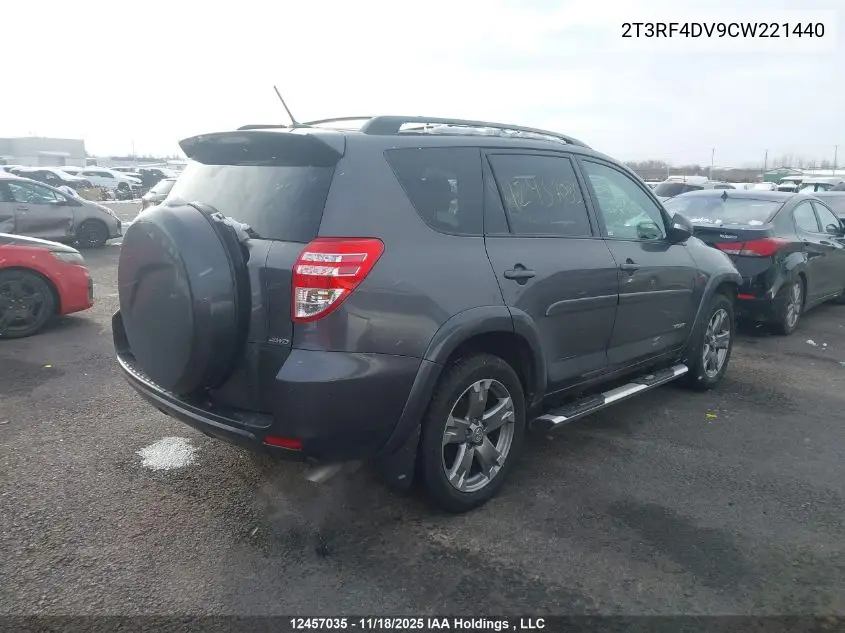 2T3RF4DV9CW221440 2012 Toyota Rav4