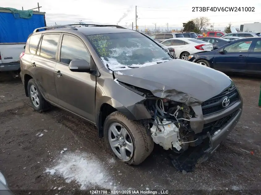 2T3BF4DV6CW241002 2012 Toyota Rav4