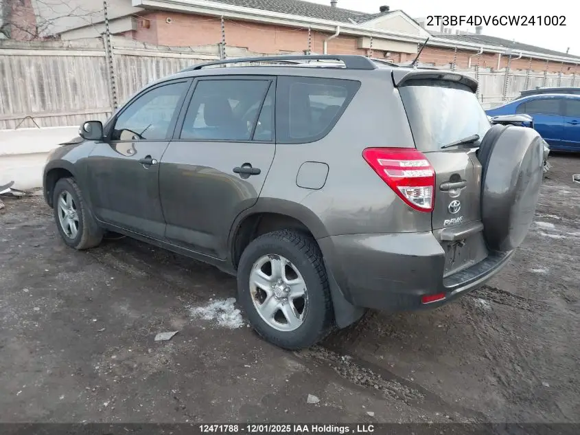 2T3BF4DV6CW241002 2012 Toyota Rav4