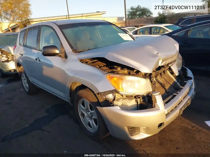 2T3ZF4DV0CW111215 2012 Toyota Rav4