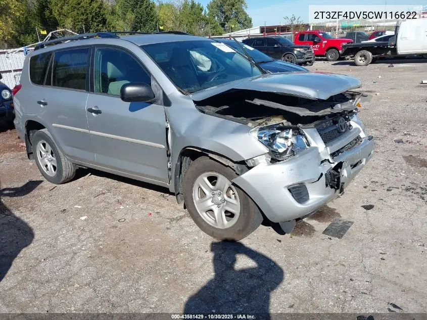 2T3ZF4DV5CW116622 2012 Toyota Rav4