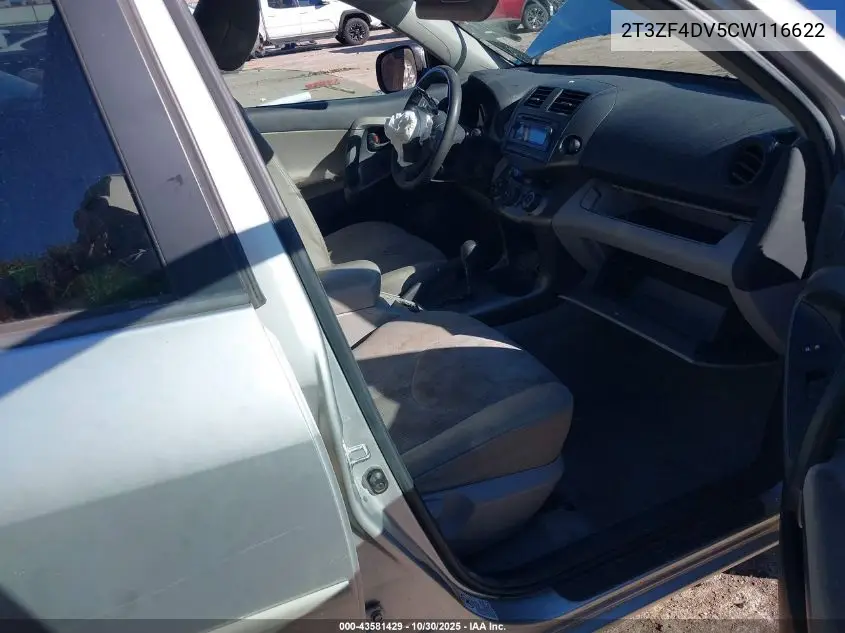 2T3ZF4DV5CW116622 2012 Toyota Rav4