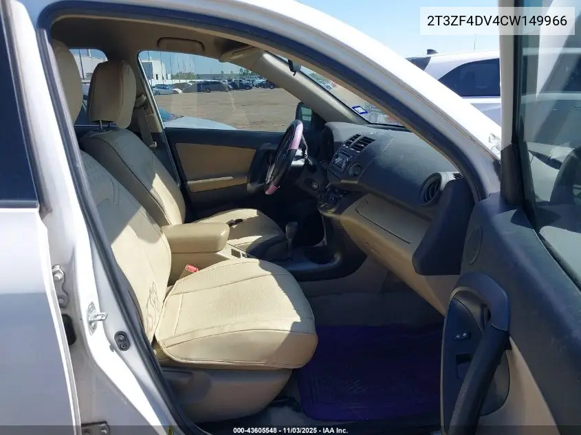 2T3ZF4DV4CW149966 2012 Toyota Rav4