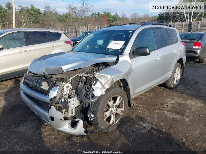 2T3BF4DV3CW195984 2012 Toyota Rav4