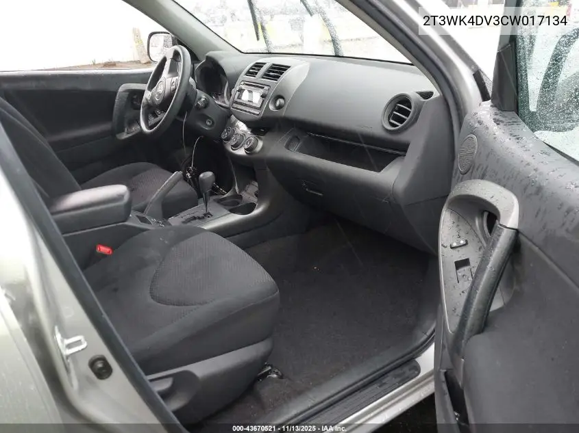 2T3WK4DV3CW017134 2012 Toyota Rav4 Sport V6