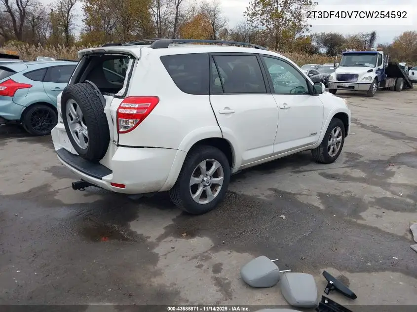 2T3DF4DV7CW254592 2012 Toyota Rav4 Limited