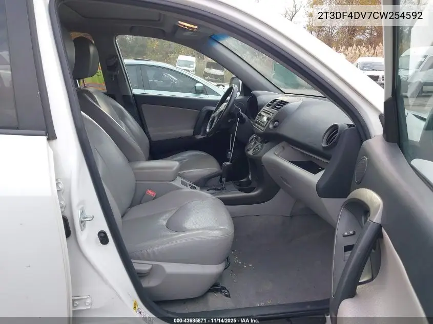 2T3DF4DV7CW254592 2012 Toyota Rav4 Limited