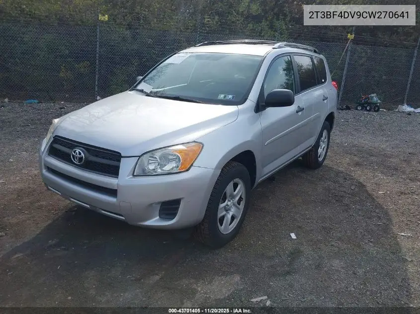 2T3BF4DV9CW270641 2012 Toyota Rav4