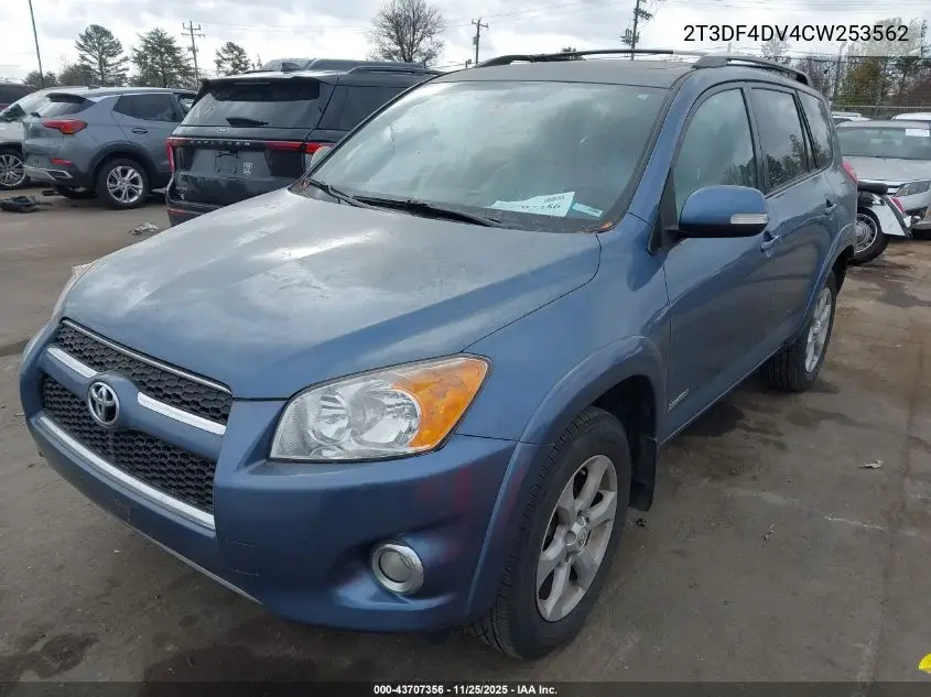 2T3DF4DV4CW253562 2012 Toyota Rav4 Limited