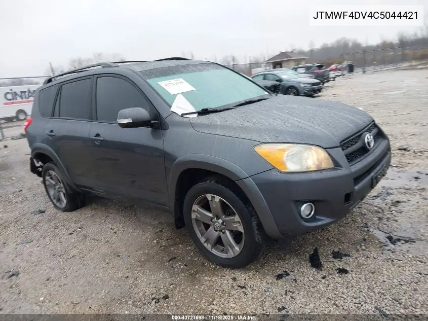 JTMWF4DV4C5044421 2012 Toyota Rav4 Sport