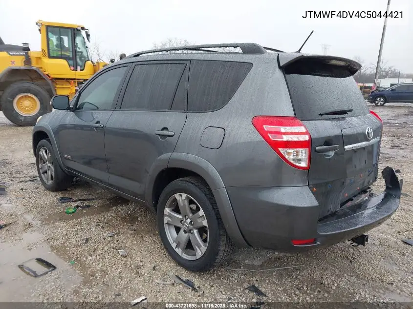 JTMWF4DV4C5044421 2012 Toyota Rav4 Sport