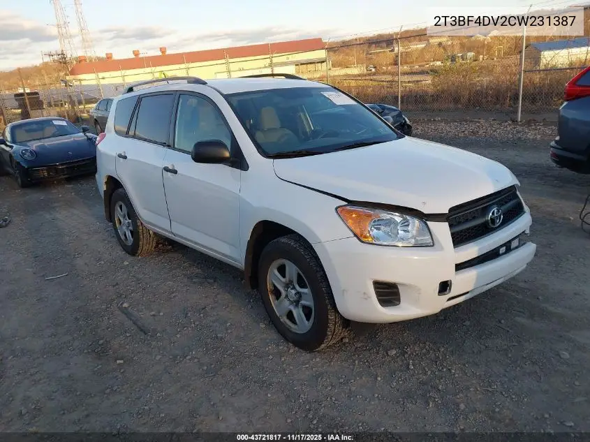 2T3BF4DV2CW231387 2012 Toyota Rav4
