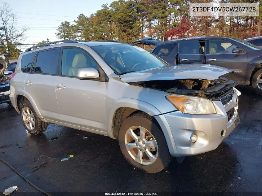2T3DF4DV5CW267728 2012 Toyota Rav4 Limited