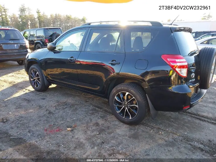 2T3BF4DV2CW232961 2012 Toyota Rav4