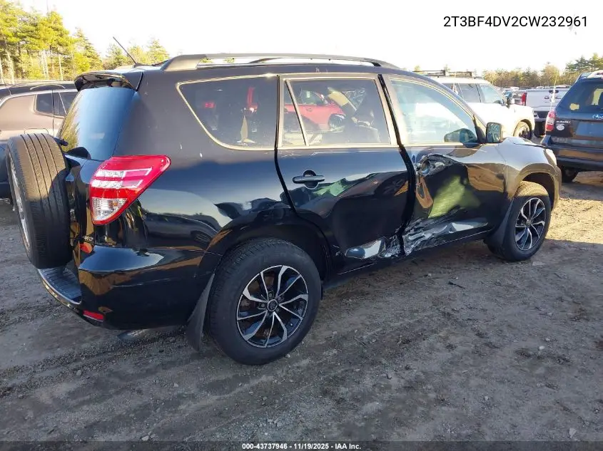2T3BF4DV2CW232961 2012 Toyota Rav4
