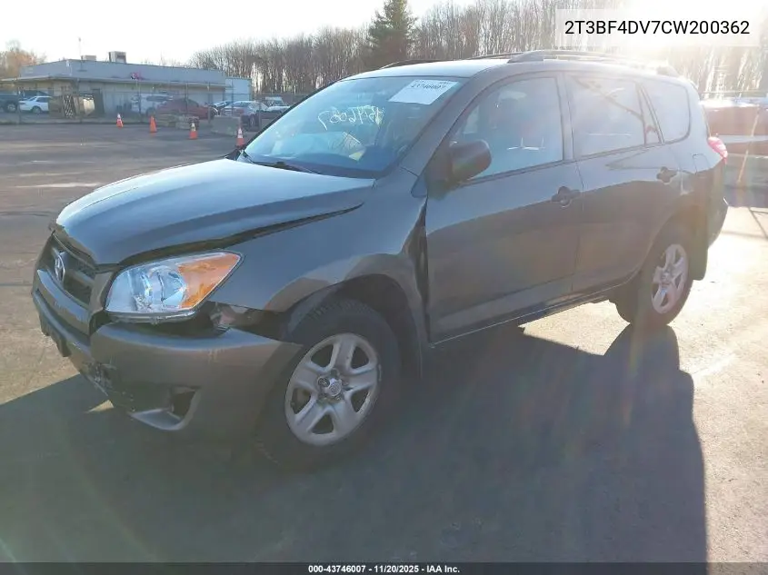 2T3BF4DV7CW200362 2012 Toyota Rav4