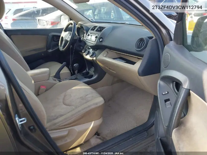 2T3ZF4DV3CW112794 2012 Toyota Rav4