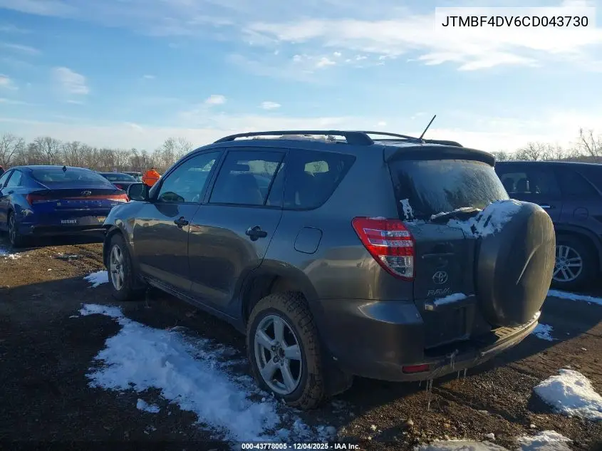 JTMBF4DV6CD043730 2012 Toyota Rav4