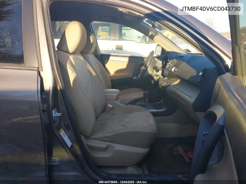 JTMBF4DV6CD043730 2012 Toyota Rav4