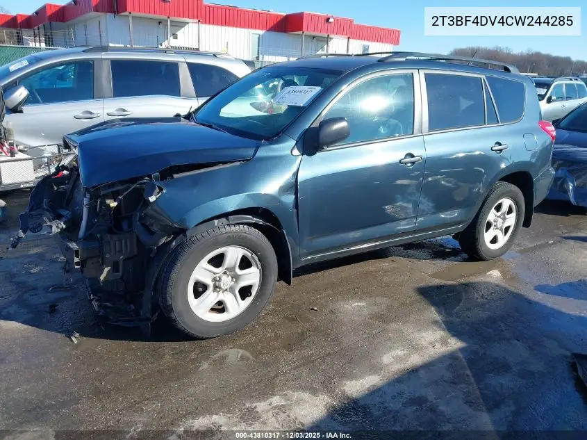 2T3BF4DV4CW244285 2012 Toyota Rav4