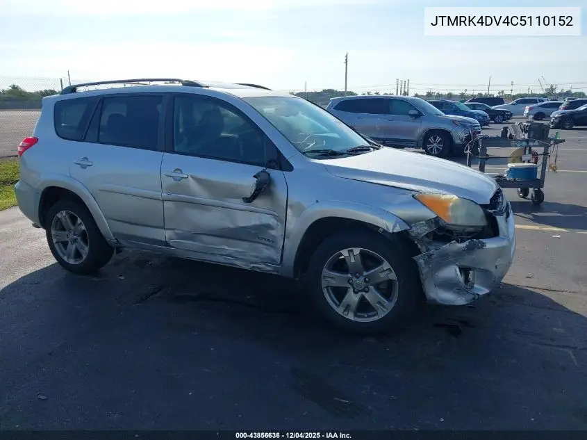 JTMRK4DV4C5110152 2012 Toyota Rav4 Sport V6