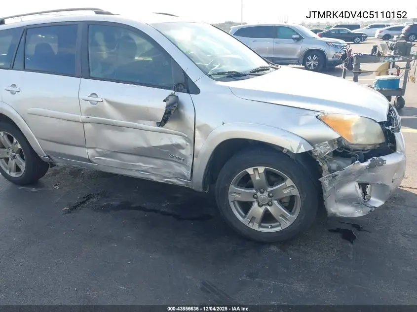 JTMRK4DV4C5110152 2012 Toyota Rav4 Sport V6