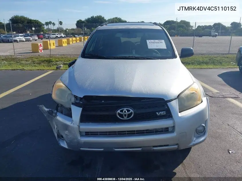 JTMRK4DV4C5110152 2012 Toyota Rav4 Sport V6