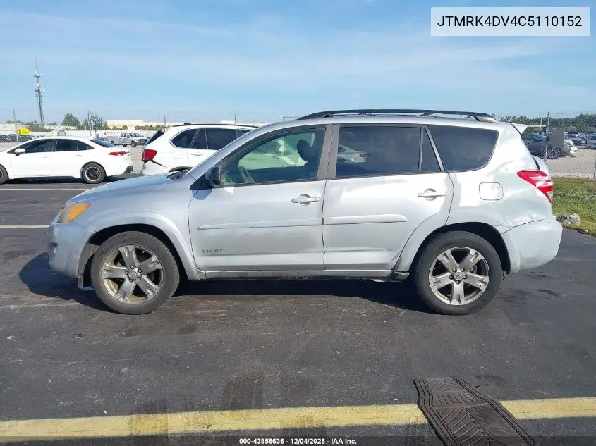JTMRK4DV4C5110152 2012 Toyota Rav4 Sport V6