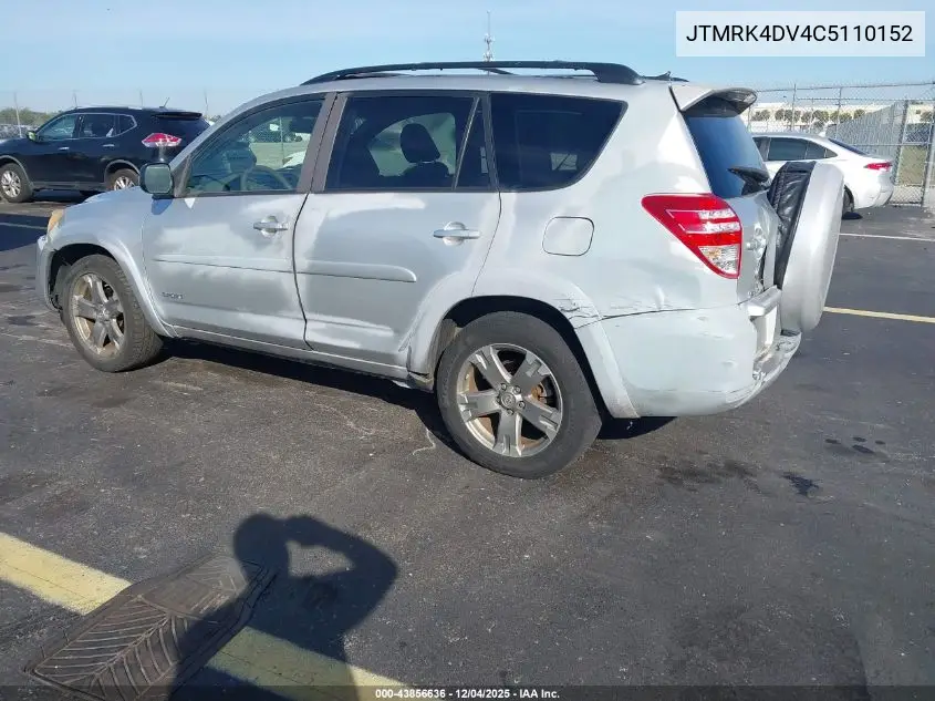 JTMRK4DV4C5110152 2012 Toyota Rav4 Sport V6