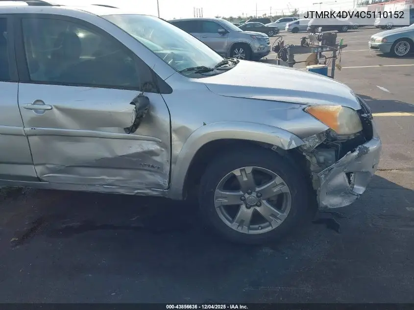 JTMRK4DV4C5110152 2012 Toyota Rav4 Sport V6