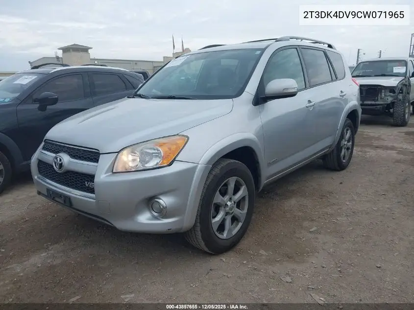 2T3DK4DV9CW071965 2012 Toyota Rav4 Limited V6