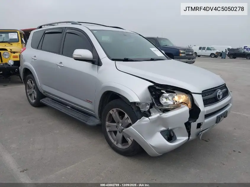 JTMRF4DV4C5050278 2012 Toyota Rav4 Sport