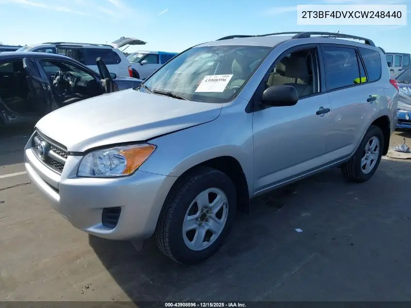 2T3BF4DVXCW248440 2012 Toyota Rav4