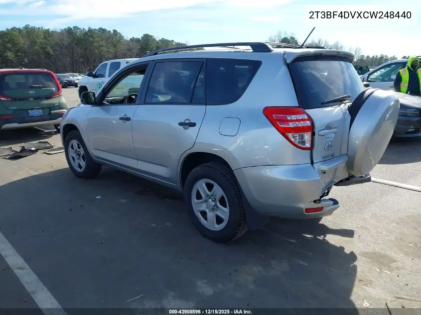 2T3BF4DVXCW248440 2012 Toyota Rav4