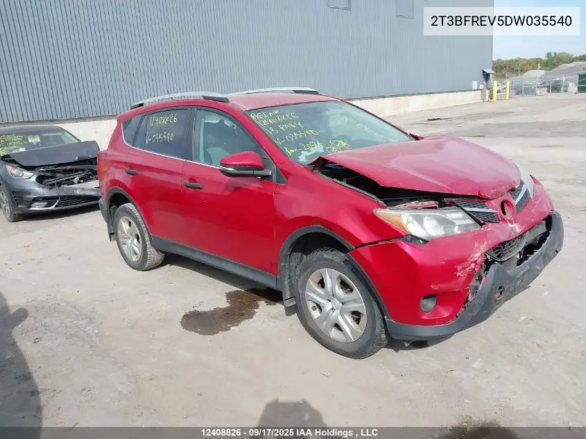2T3BFREV5DW035540 2013 Toyota Rav4