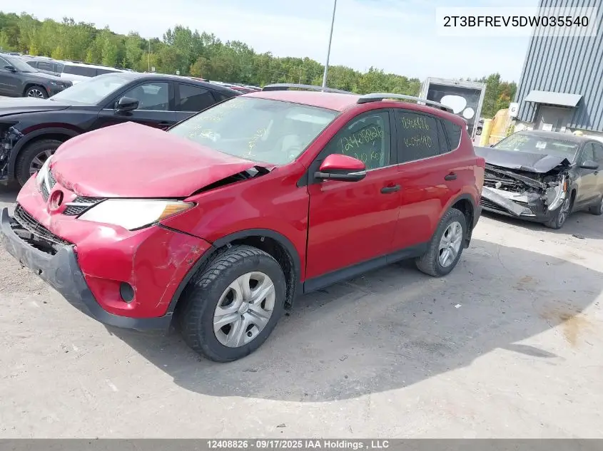 2T3BFREV5DW035540 2013 Toyota Rav4