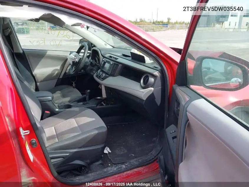 2T3BFREV5DW035540 2013 Toyota Rav4
