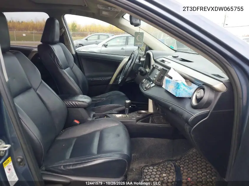 2T3DFREVXDW065755 2013 Toyota Rav4 Limited