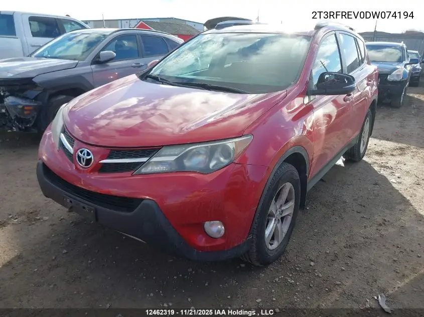 2T3RFREV0DW074194 2013 Toyota Rav4 Xle