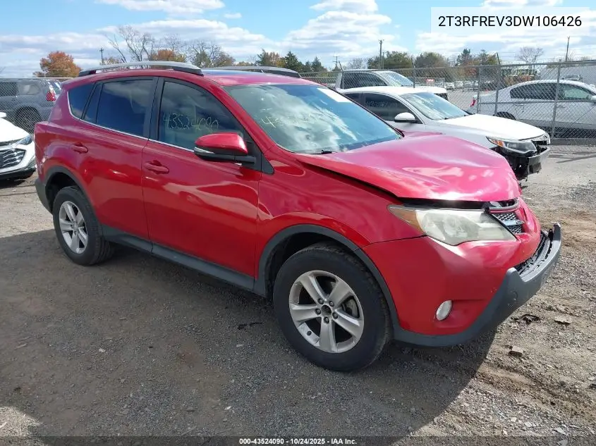 2T3RFREV3DW106426 2013 Toyota Rav4 Xle
