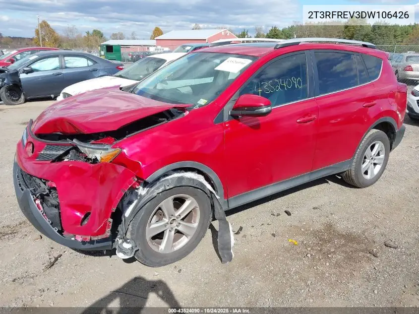 2T3RFREV3DW106426 2013 Toyota Rav4 Xle