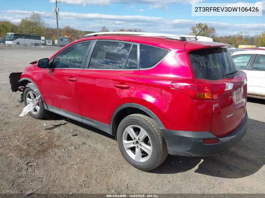 2T3RFREV3DW106426 2013 Toyota Rav4 Xle