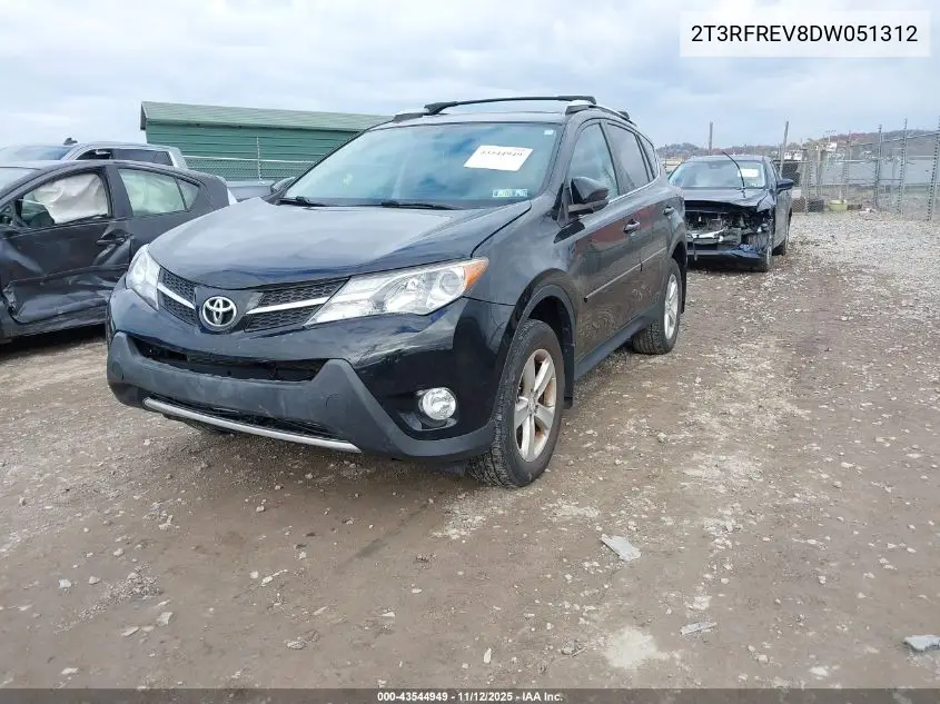 2T3RFREV8DW051312 2013 Toyota Rav4 Xle